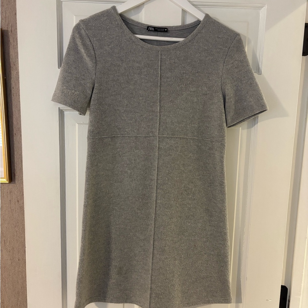 Zara Gray Mini Dress